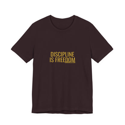 Grow Bella "Discipline Is Freedom" Unisex Cotton Tee