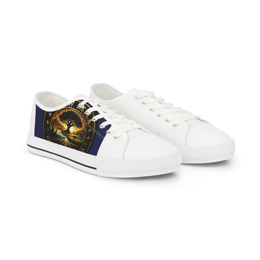 Grow Bella Navy Square Low Top Sneakers