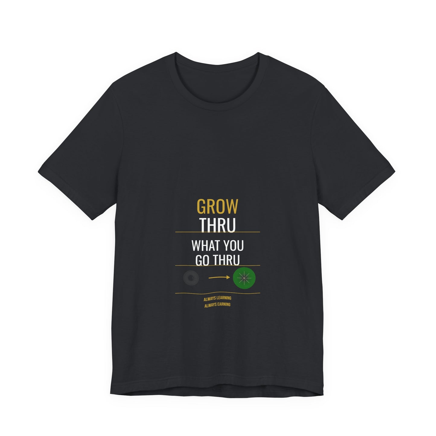 Grow Thru What You Go Thru — Unisex Cotton Tee