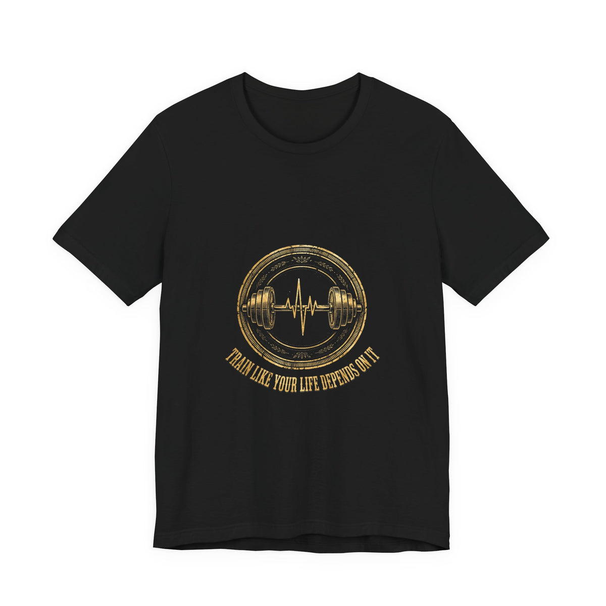 Grow Bella "Train Like Your Life Depends On It" Illustrated Tee