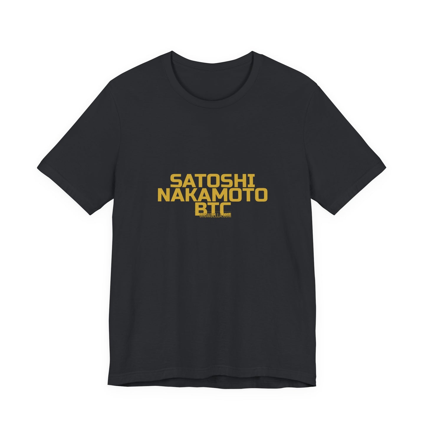 Grow Bella "Satoshi Nakamoto BTC" Unisex Cotton Tee